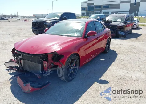 2019 Alfa Romeo Giulia Ti Sport Rwd from USA, damaged, VIN ZARFAMBN7K7602532